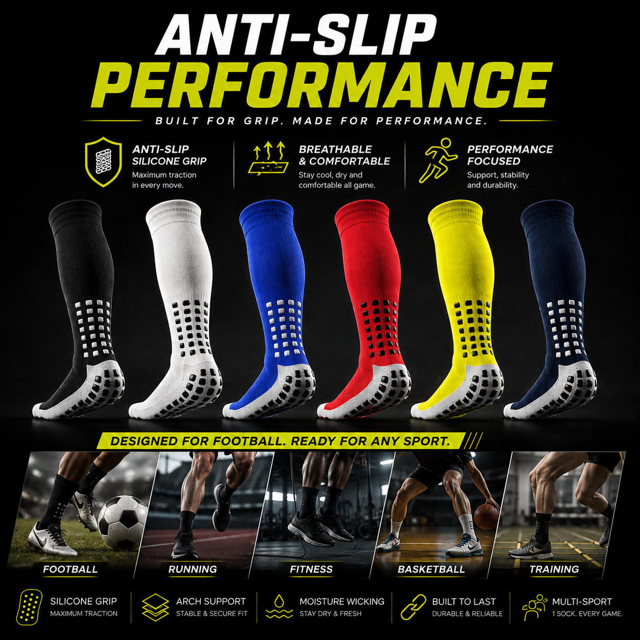 Performance Grip Socks