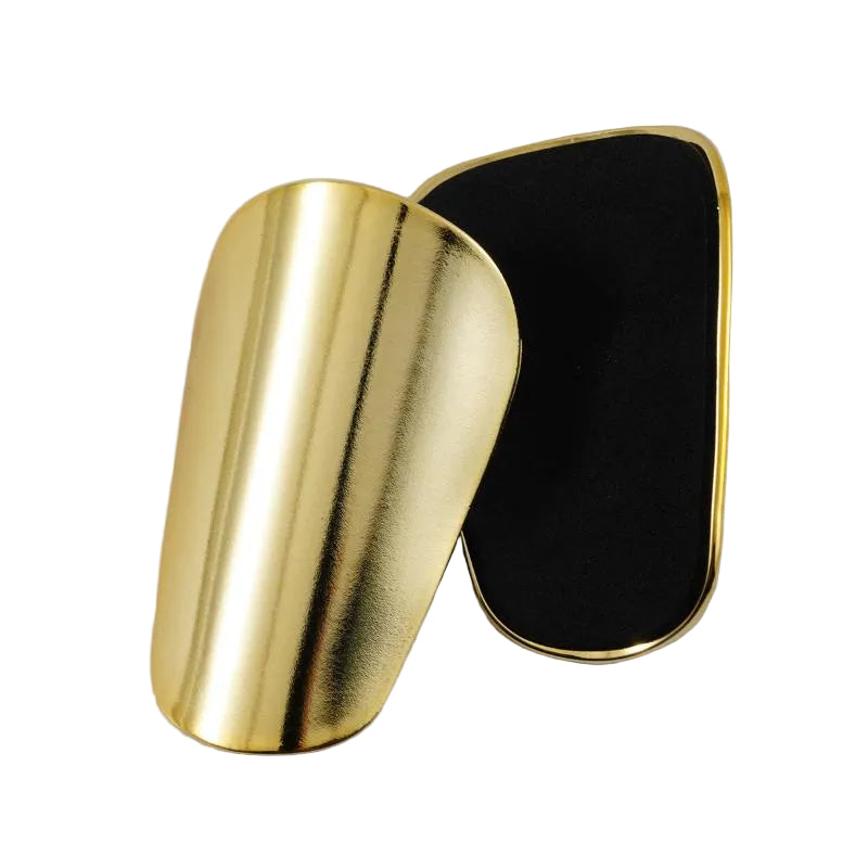 Kids Mini Shin Guards – Gold & Silver