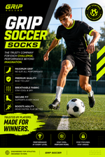 5-Pack Anti-Slip Grip Socks – Silicone Non-Slip Football Socks for Men & Women